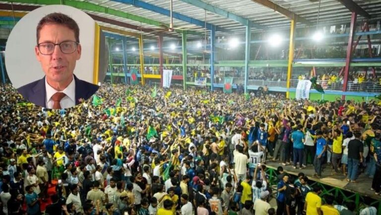 ব্রাজিল-নরওয়ের ম্যাচ দেখতে ড্যাফোডিলে নরওয়ের রাষ্ট্রদূত