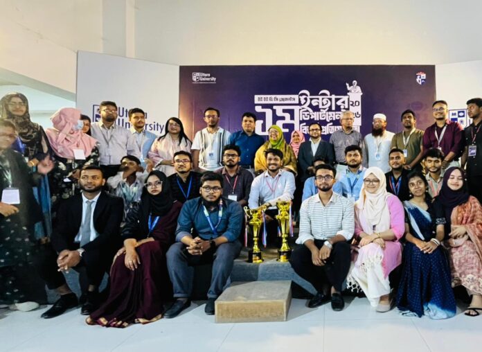উত্তরা ইউনিভার্সিটিতে ১ম ইন্টার ডিপার্টমেন্ট ডিবেট কম্পিটিশন ২০২৬ অনুষ্ঠিত